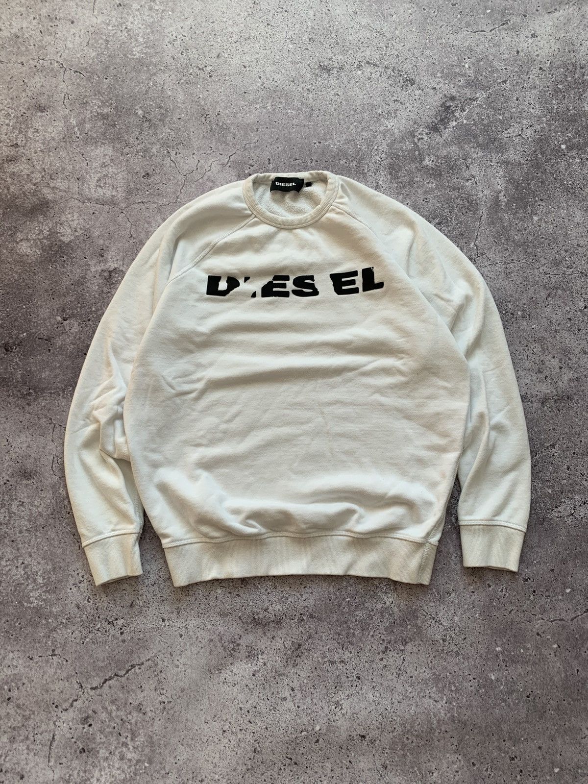 Diesel 🔥DIESEL DISTRESSED LOGO SWEATSHIRT Size US M / EU 48-50 / 2 - 2 Thumbnail