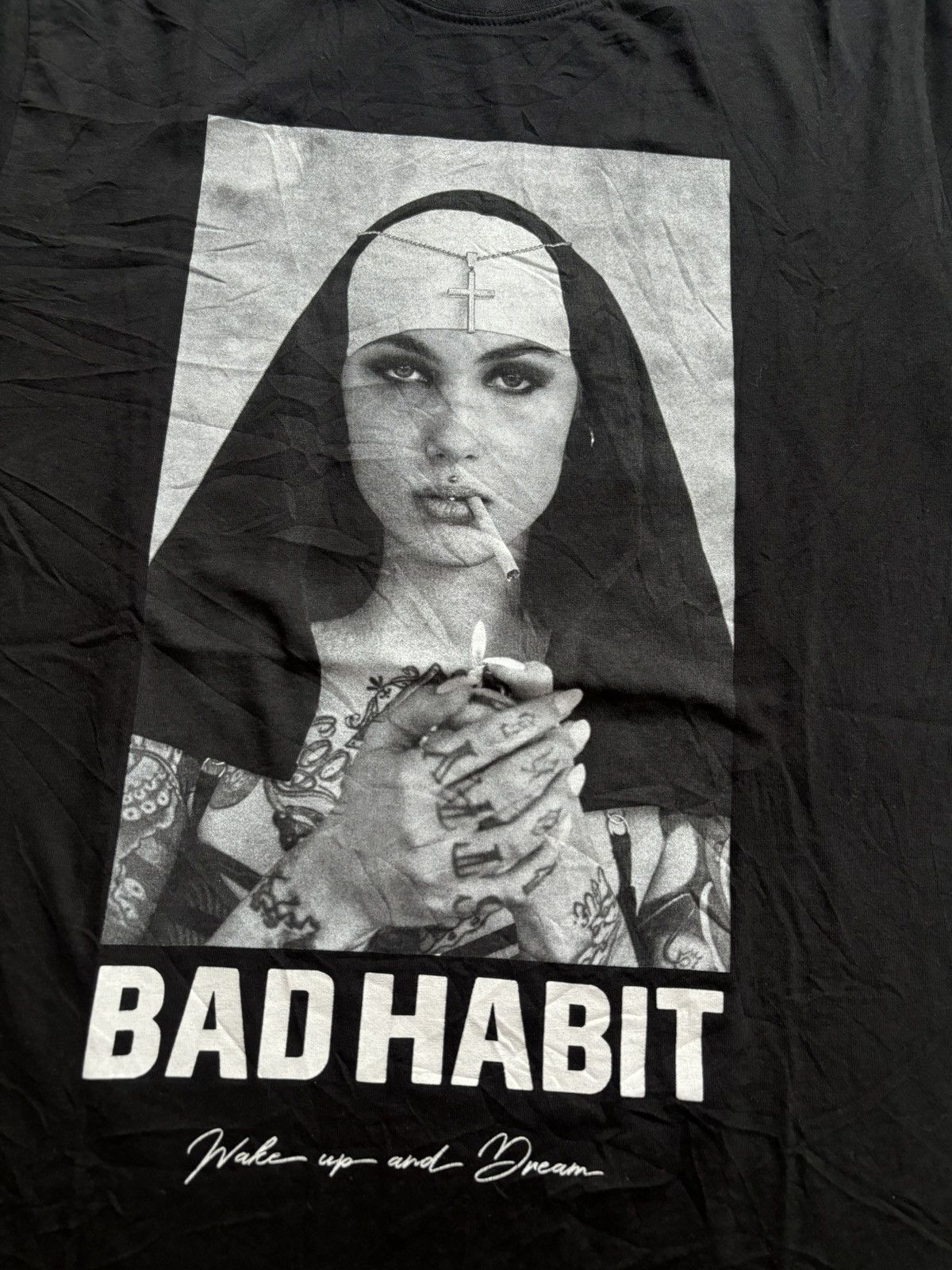 Seditionaries Y2k Misten tee Bad Habit photo tshirt Size US M / EU 48-50 / 2 - 3 Thumbnail