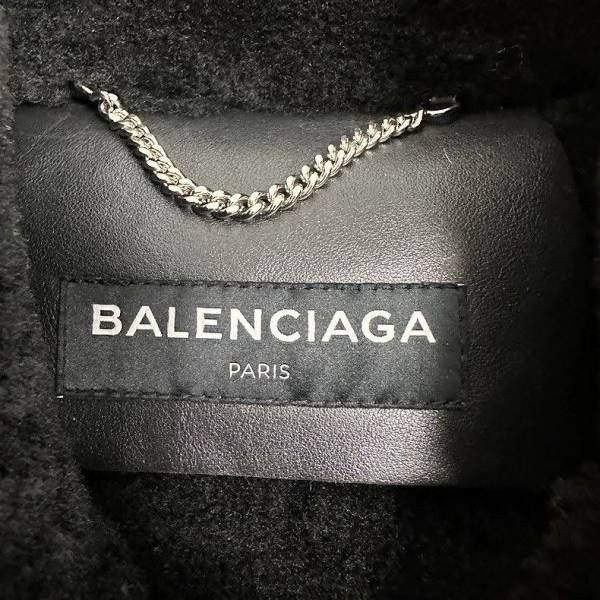 Balenciaga BALENCIAGA Shearling Logo Collar Bomber Leather Jacket Size XXL / US 16-18 / IT 52-54 - 3 Thumbnail