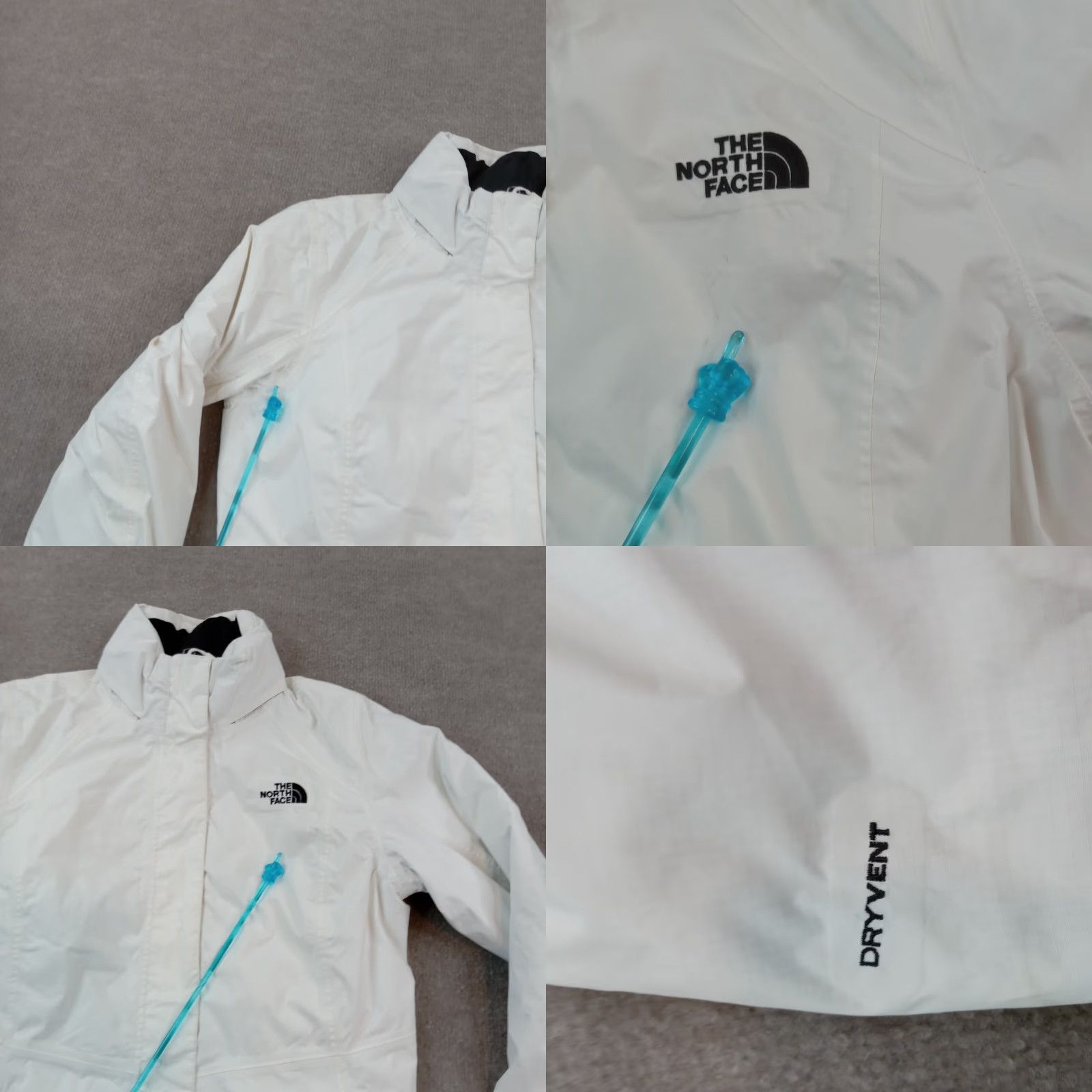 The North Face The North Face Resolve Womens Small White Full Zip Hooded Dry Vent Jacket Size S / US 4 / IT 40 - 8 Thumbnail