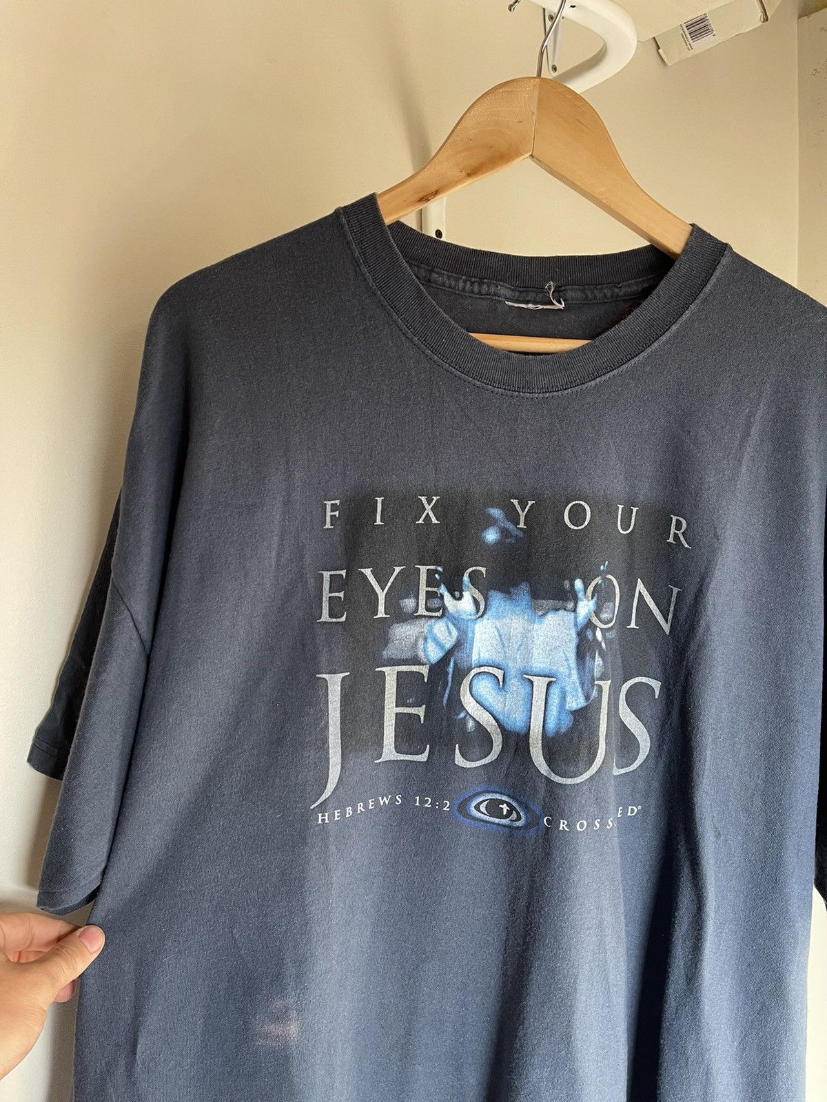 Band Tees 90’s Fix Your Eyes on Jesus Vintage t-shirt bible Kanye West Size US XL / EU 56 / 4 - 10 Thumbnail
