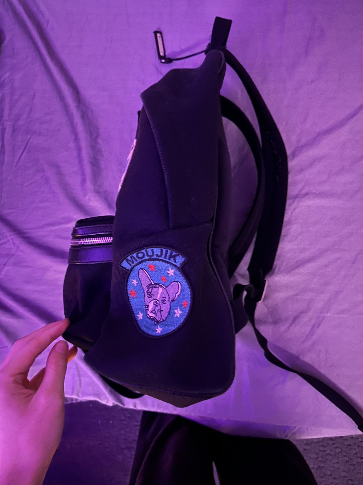 Yves Saint Laurent Yves Saint Laurent Twill Patches City Backpack Size ONE SIZE - 2 Thumbnail