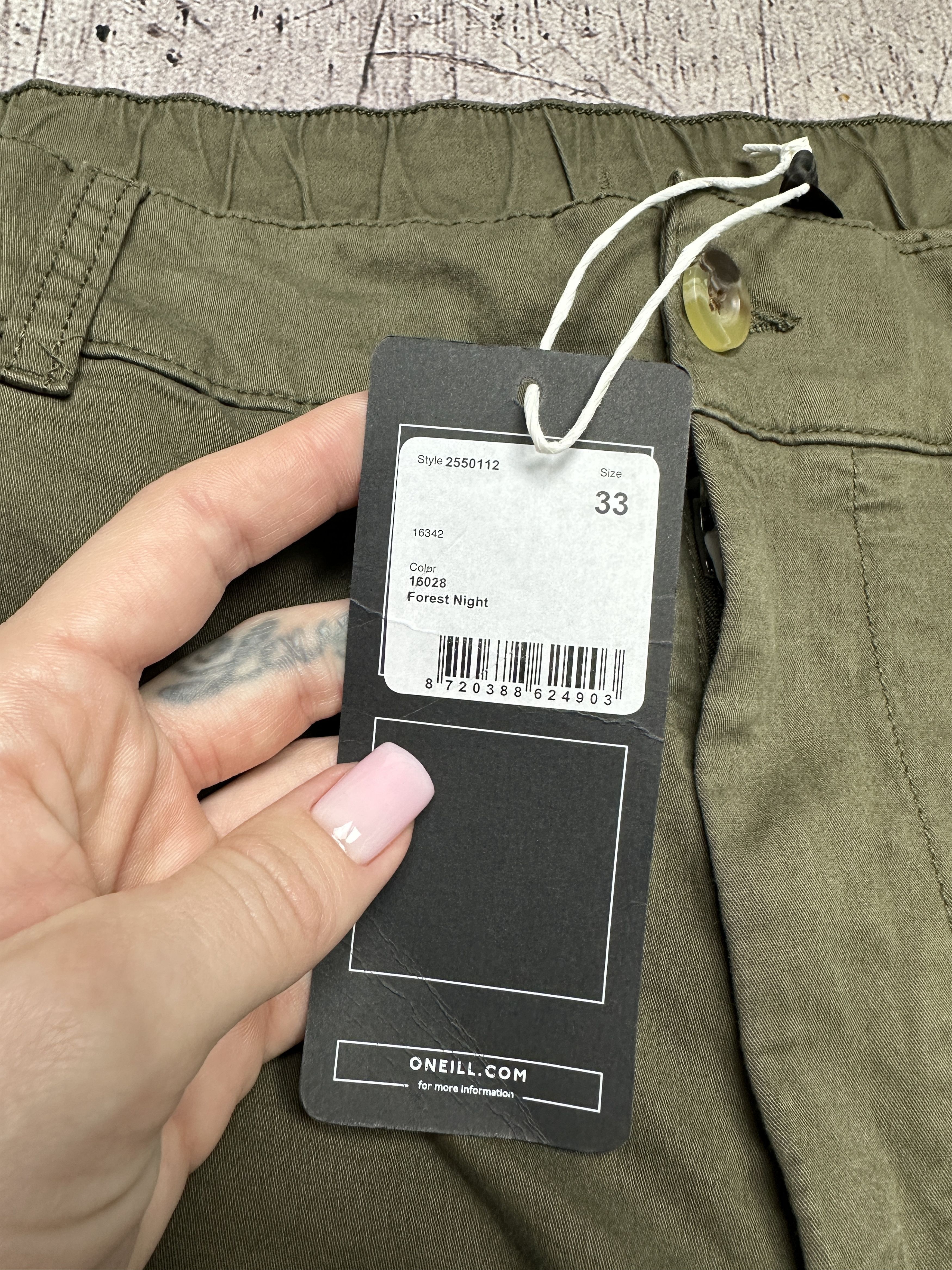O'Neill NEW! O'Neill Mens Cargo Pants Size US 33 - 4 Thumbnail
