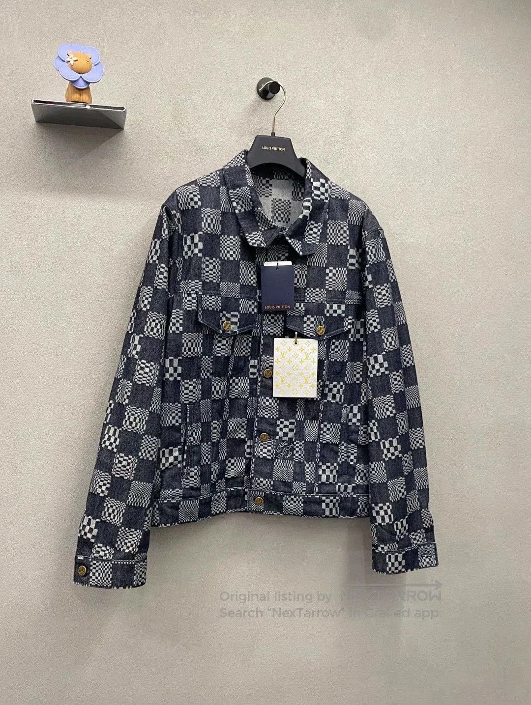 Louis Vuitton lv checkerboard denim jacket size 54. Size US XXL / EU 58 / 5 - 3 Thumbnail
