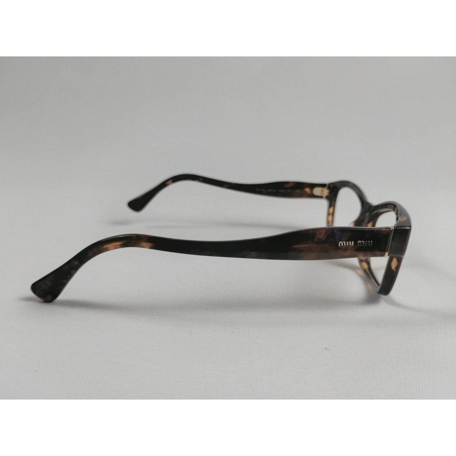 Miu Miu Miu Miu Women's Eyeglass Frames VMU-021 PC4-101 Burgundy Ppl Size ONE SIZE - 4 Thumbnail