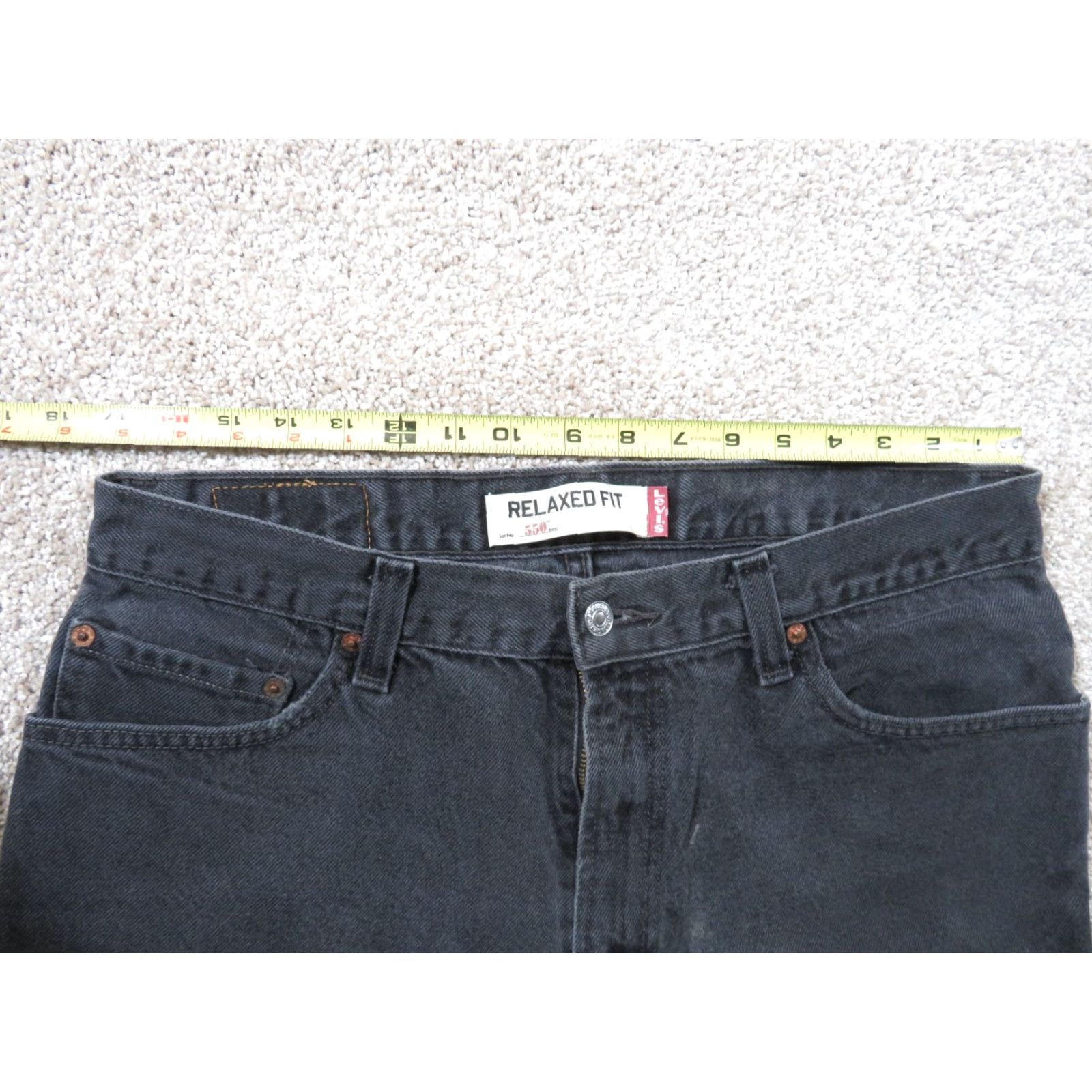 Levi's VINTAGE Levi's 550 Jeans Denim Blue 34x29 Slim Straight Men Regular Inseam Medium Wash Modern Vintage 90s Mens Size US 34 / EU 50 - 7 Thumbnail