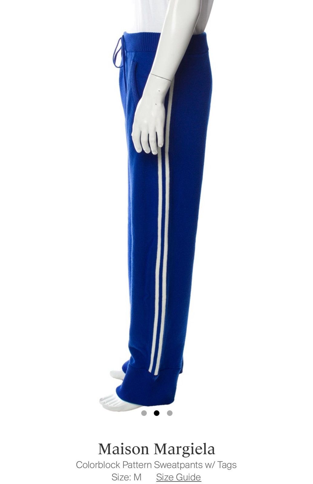 Maison Margiela Colorblock Pattern Sweatpants Size US 30 / EU 46 - 2 Thumbnail