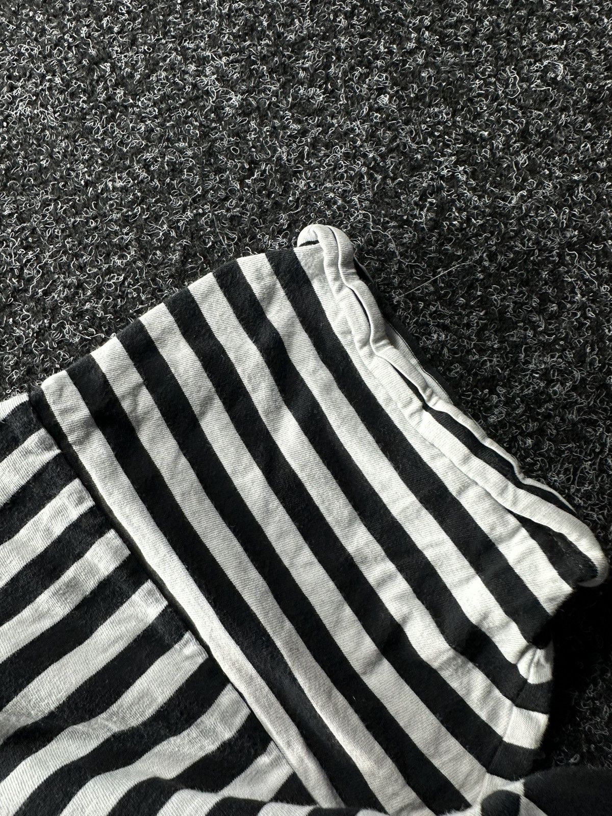 Carhartt × Vintage 🚨CARHARTT STRIPED LOGO B&W TEE TRUE RAP WORKWEAR Y2K Size US XS / EU 42 / 0 - 6 Thumbnail