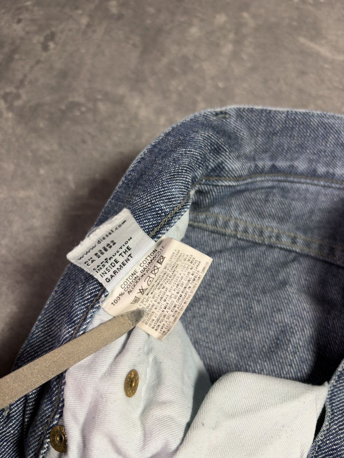 Diesel Diesel Recut Long Straight Denim Jeans 32 33 Indigo Rare Size US 32 / EU 48 - 10 Thumbnail