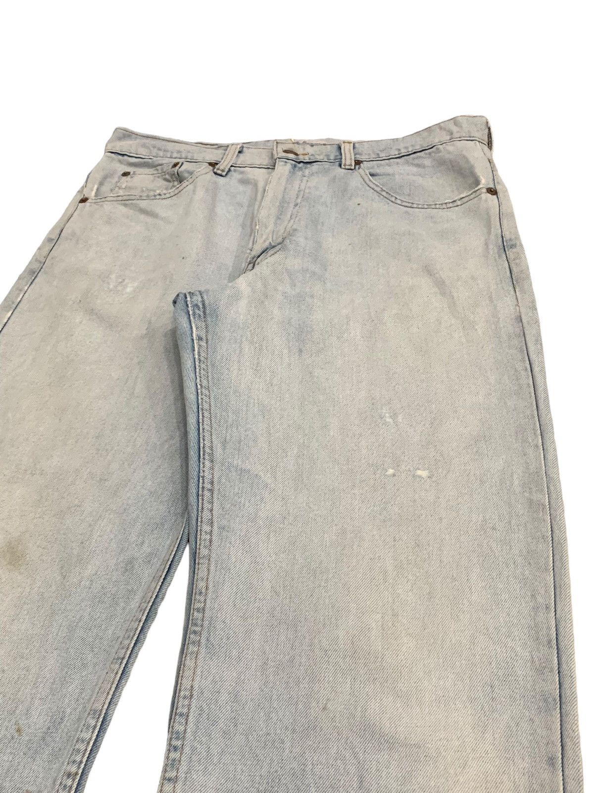 Levi's Vintage Levis 515 Light Wash Distressed Denim (AC48) Size US 32 / EU 48 - 5 Thumbnail