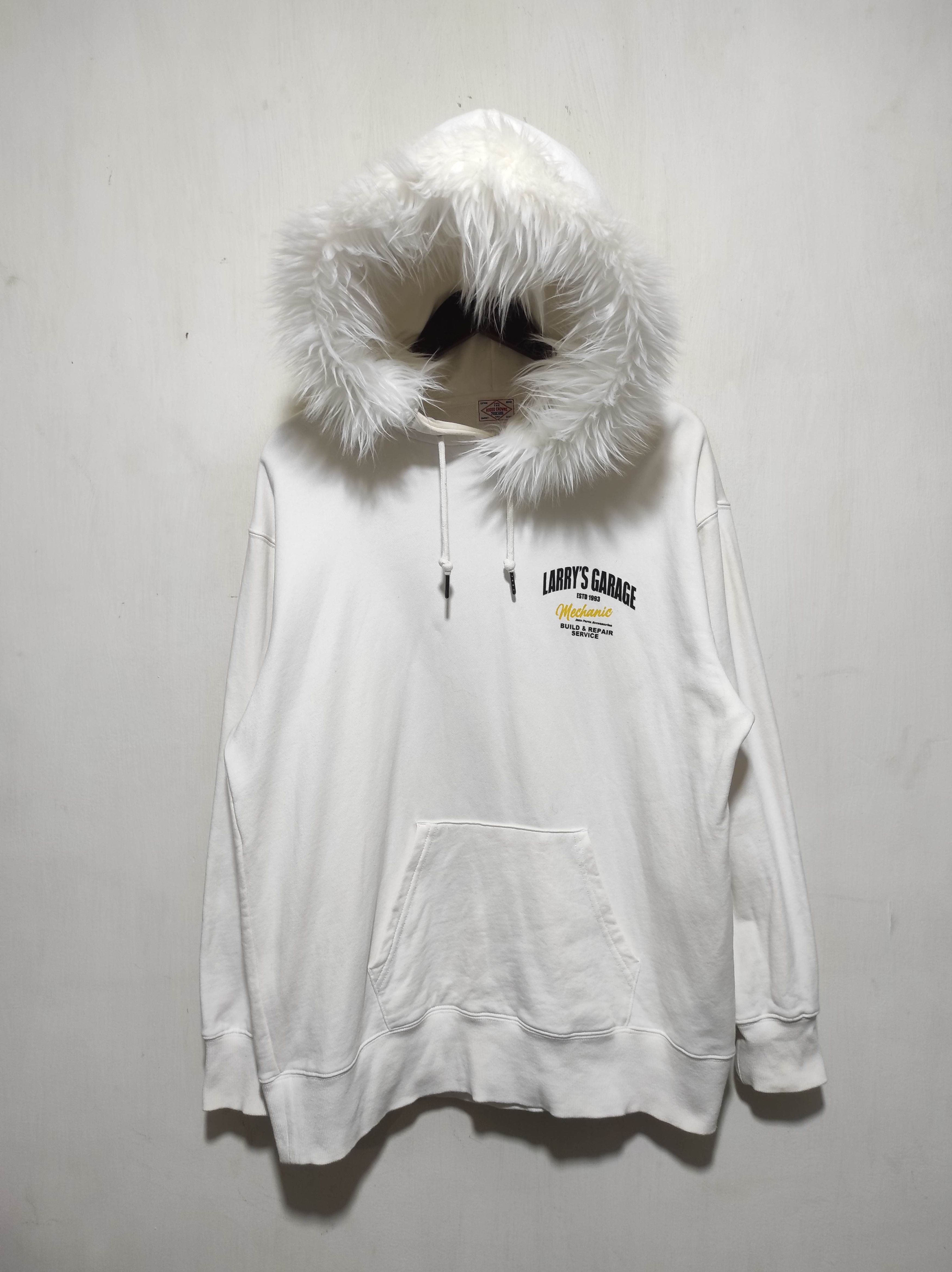 Japanese Brand Rodeo crown Larry's Garage Fur hoodie ifsix LGB style Size US L / EU 52-54 / 3 - 3 Thumbnail