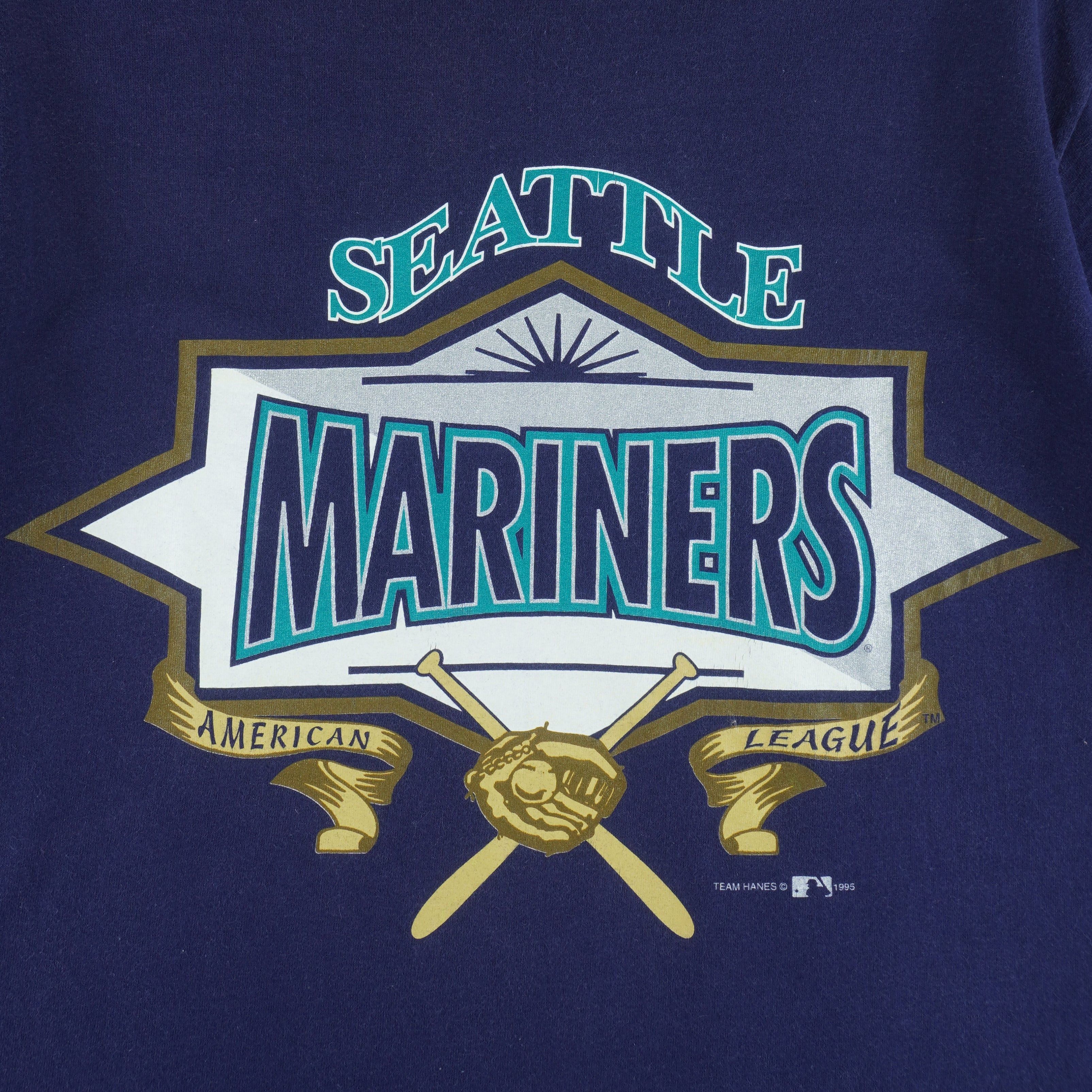 Hanes MLB - Seattle Mariners Baseball T-Shirt 1995 Size US M / EU 48-50 / 2 - 3 Thumbnail