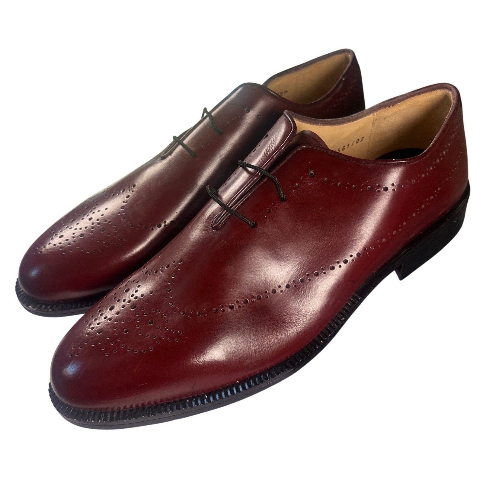 Stanley Blacker Leather Wingtip Oxford Dress Shoes 13M NWT