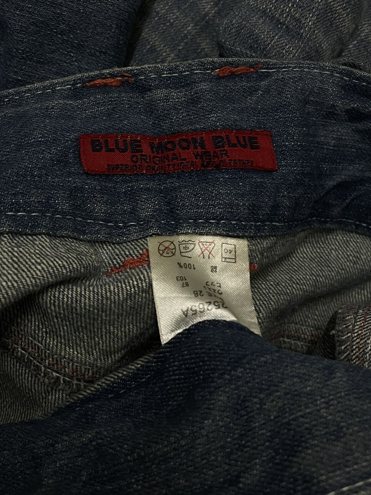 Japanese Brand VINTAGE BLUE MOON BLUE OG JAPAN DESIGNER STAR USA DENIM 90S Size US 32 / EU 48 - 17 Thumbnail