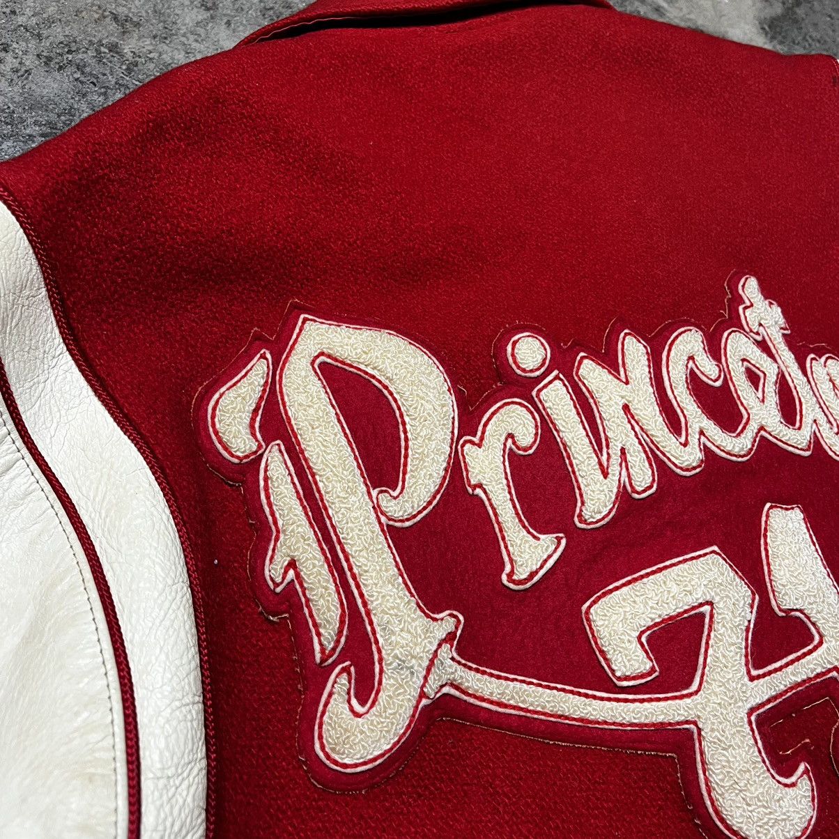 Vintage vintage 70s princeton ivy league varsity letterman jacket Size US L / EU 52-54 / 3 - 7 Thumbnail