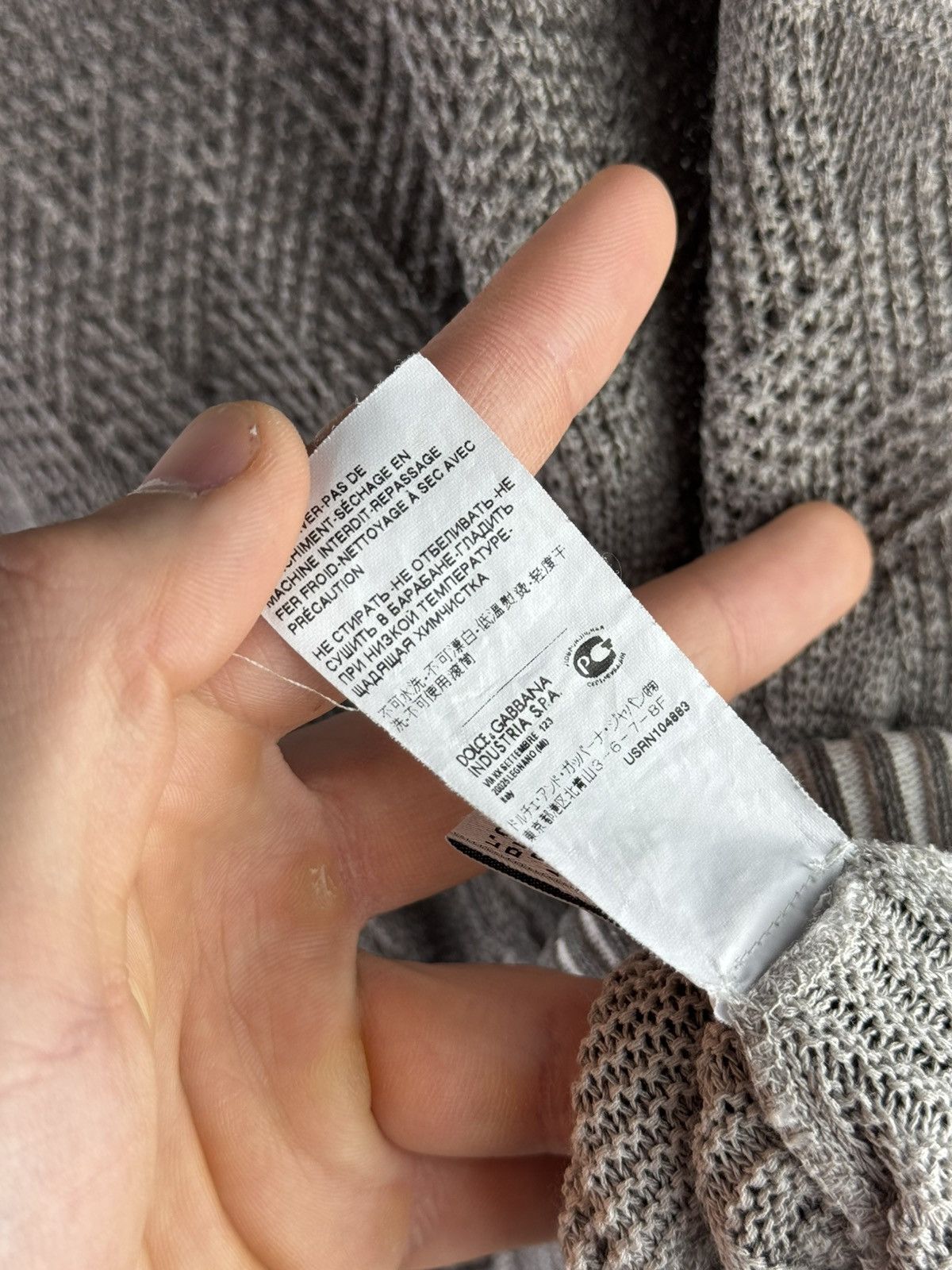 Dolce & Gabbana Dolce&Gabbana D&G Khit Sweater Size US M / EU 48-50 / 2 - 11 Thumbnail