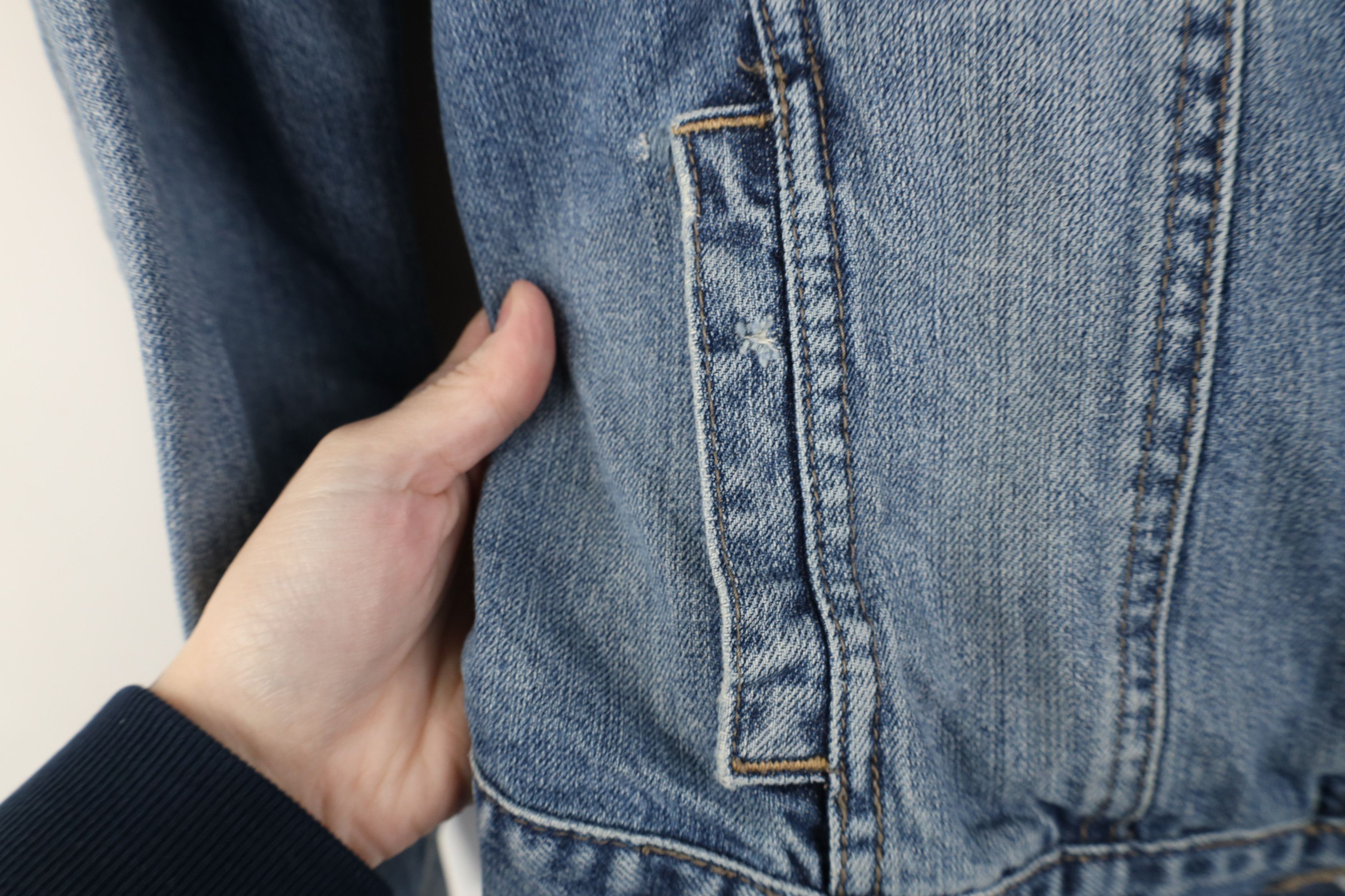 Aeropostale Vintage 90s Y2K Aeropostale Denim Jean Trucker Jacket Size XL / US 12-14 / IT 48-50 - 5 Thumbnail
