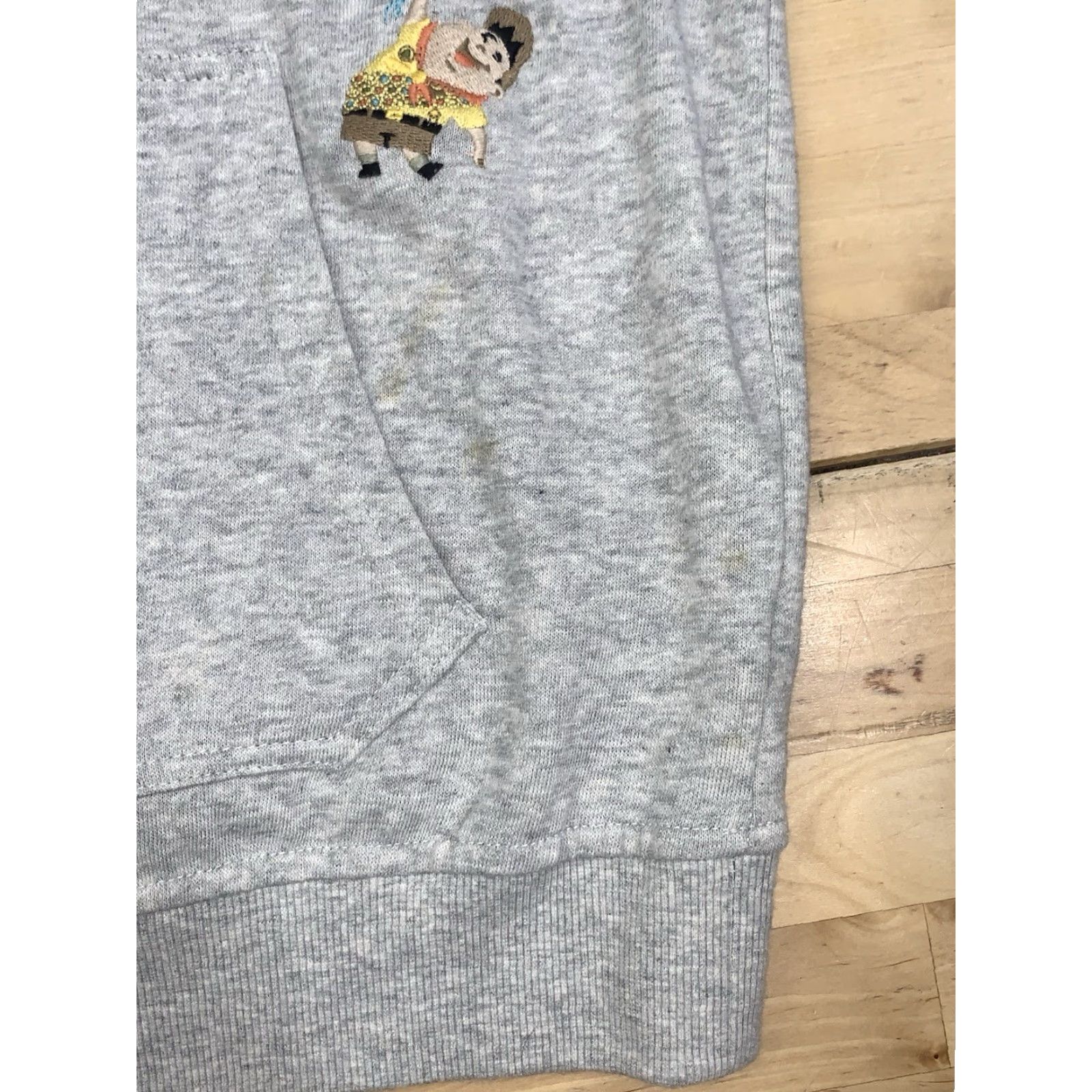 Disney Disney Pixar Character Hoodie Adult S Gray Embroidered Pullover 12494 Size S / US 4 / IT 40 - 5 Thumbnail