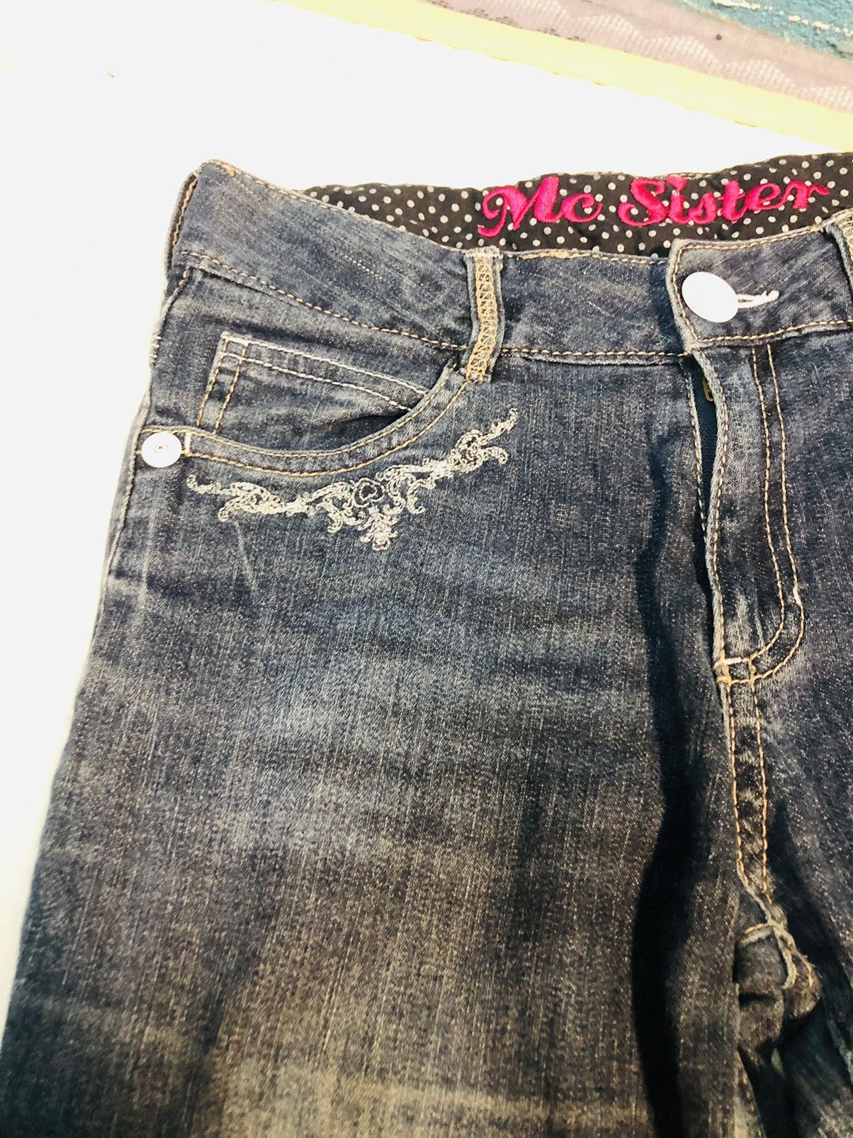 Japanese Brand Mischief Distressed Jeans (2) Size 25" / US 0 / IT 36 - 5 Thumbnail