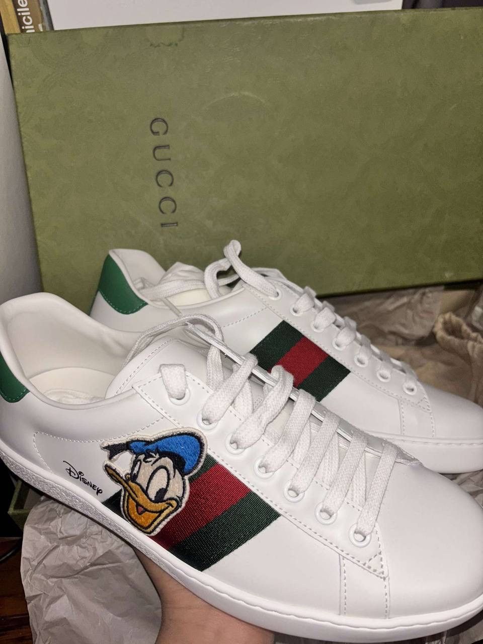 Gucci Gucci ace x Disney Donald Duck Size US 6.5 / EU 39-40 - 5 Thumbnail