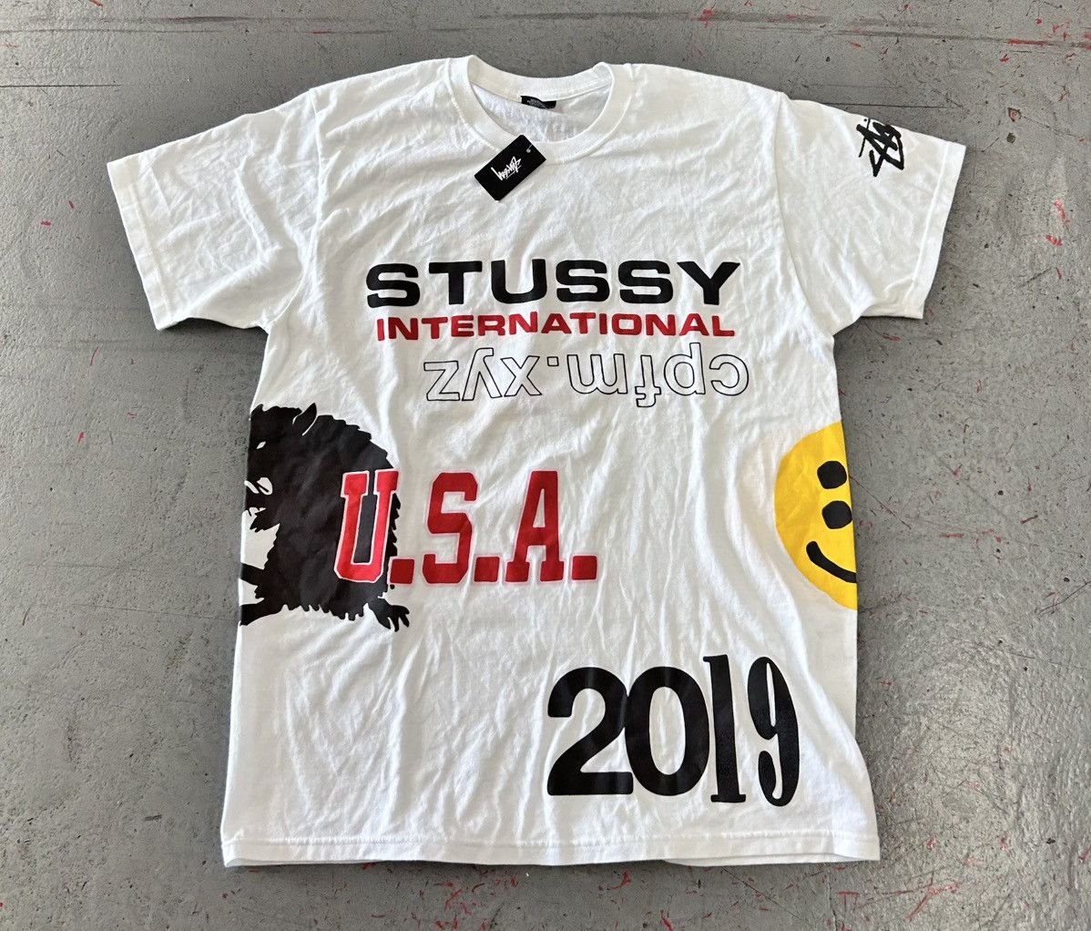 Cactus Plant Flea Market × Stussy Stussy cpfm usa tee | Grailed