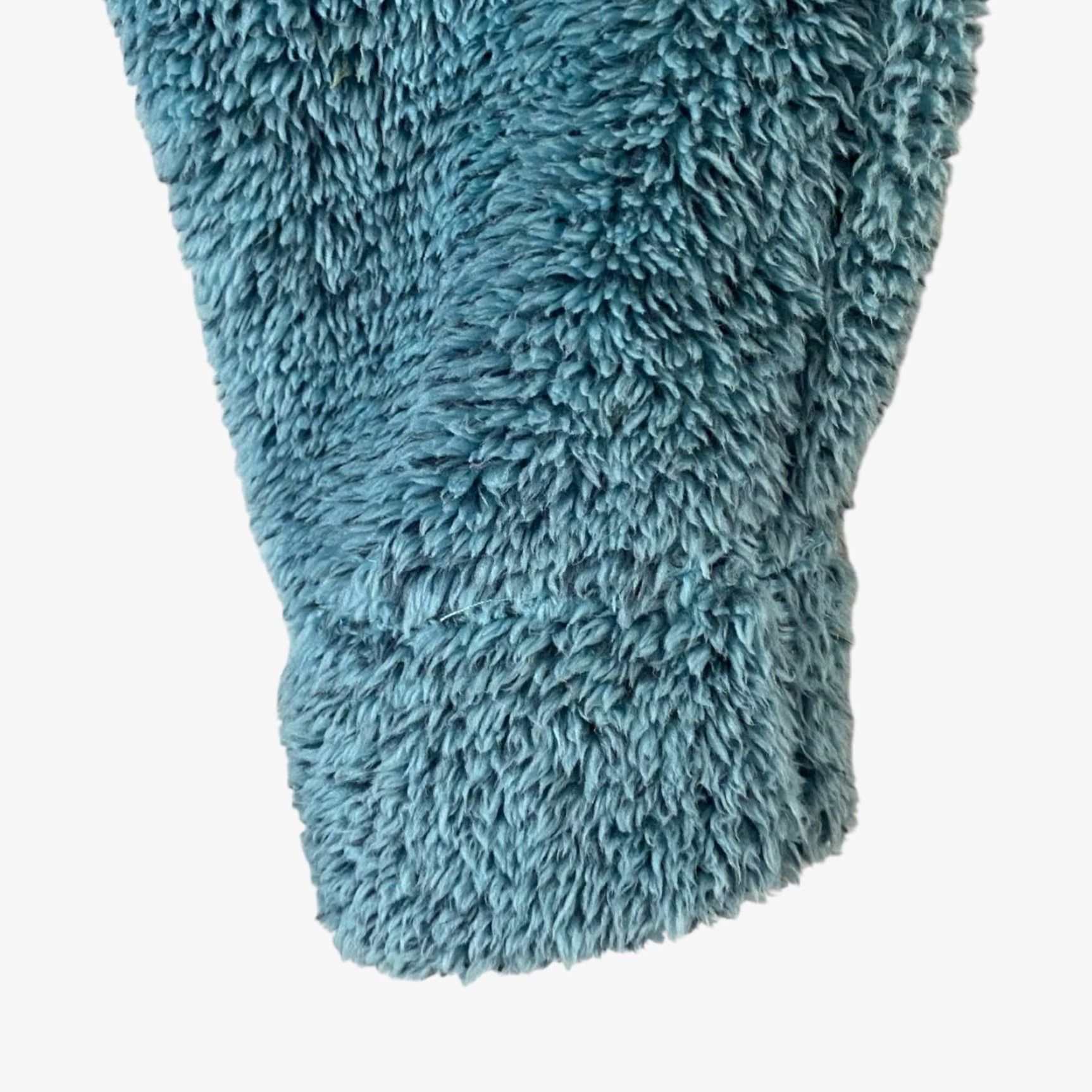 Soft Surroundings Soft Surroundings Faux Sherpa Plush Teddy 1/4 Zip Pullover Women's S Teal Blue Jacket Casual Outdoor Workwear Size S / US 4 / IT 40 - 7 Thumbnail