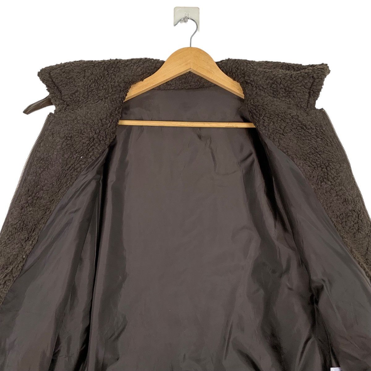 Japanese Brand LUNACION Deep Pile Brown Fleece Jacket #1058-C48 Size US M / EU 48-50 / 2 - 10 Thumbnail