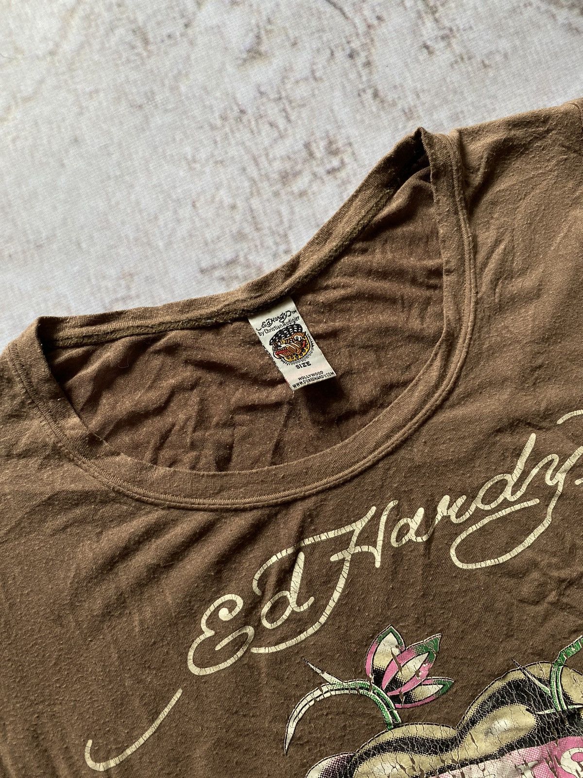 Ed Hardy × Japanese Brand Ed Hardy by Christian Audigier Vintage Tee Size M / US 6-8 / IT 42-44 - 2 Thumbnail