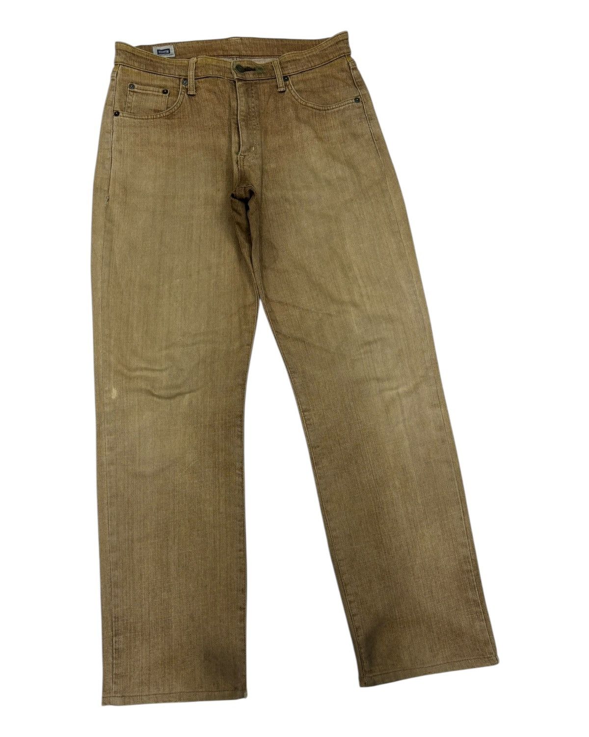 Kapital 🔥RARE EDWIN RUSTY FADED BROWN LOOSE FIT DENIM JEANS Size US 32 / EU 48 - 5 Thumbnail