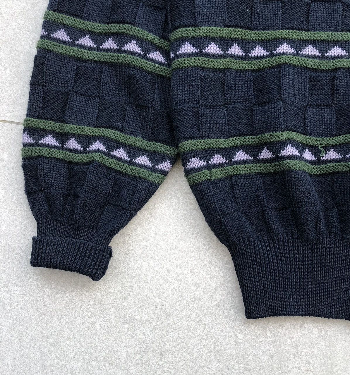 Burberry Vintage Burberrys Sport Wool Knitted Logo Patch Sweatshirts Size US M / EU 48-50 / 2 - 7 Thumbnail