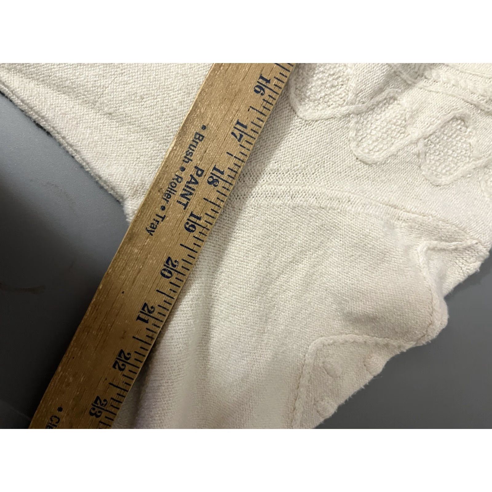 Lucky Brand Lucky Brand Women’s Quinn Cable Pullover Sweater Ivory Size M Princess Size M / US 6-8 / IT 42-44 - 5 Thumbnail