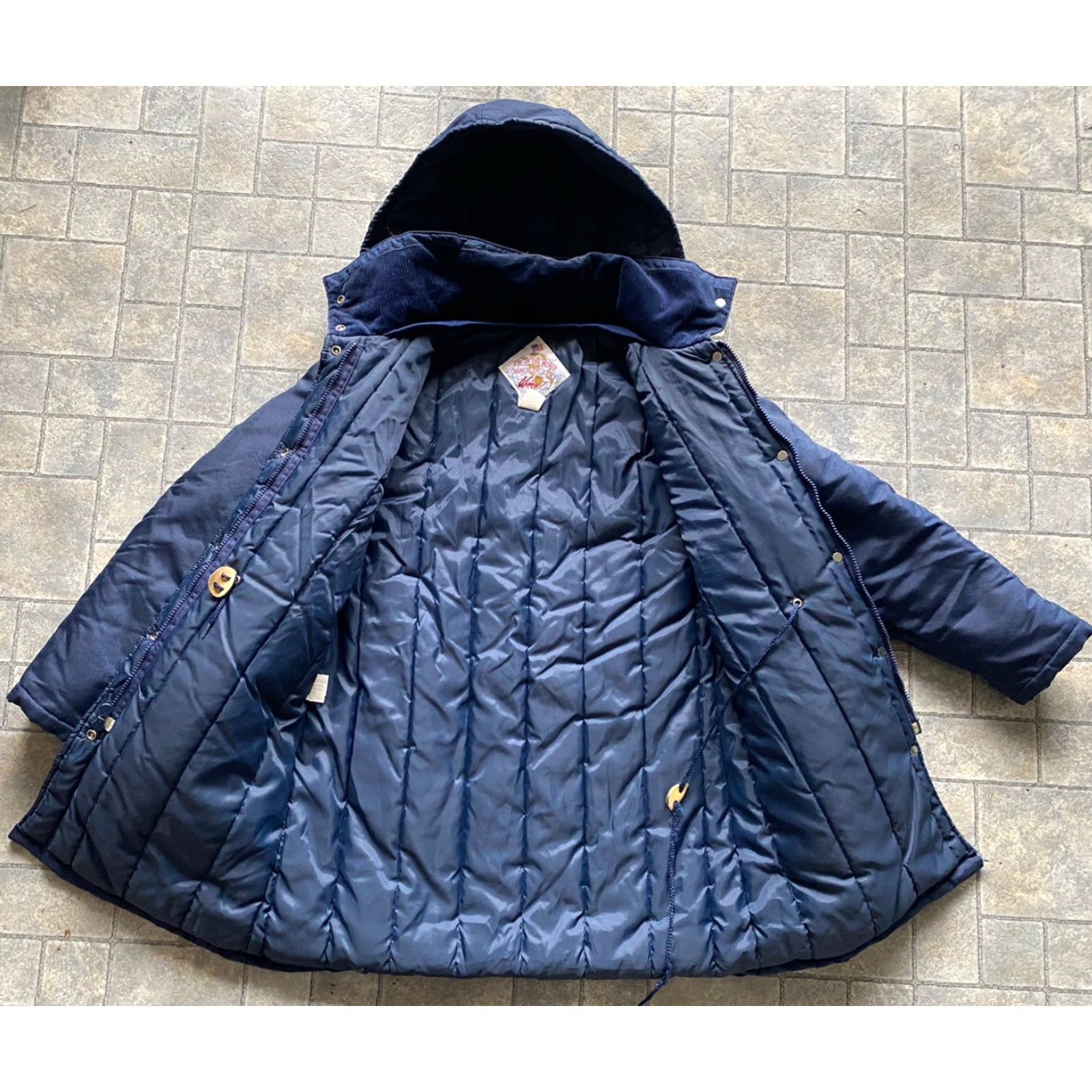 Top Of The World VINTAGE Top Of The World Jacket Coat Women’s Medium Made In USA Blue Size M / US 6-8 / IT 42-44 - 3 Thumbnail
