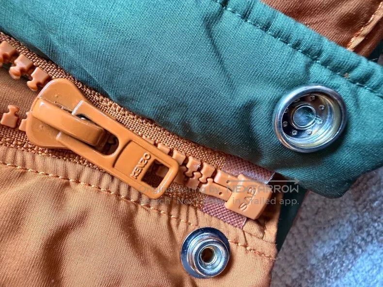 Kenzo Kenzo Patchwork Puffer Jacket, Brown + Orange, Collar Dark Size US S / EU 44-46 / 1 - 8 Thumbnail