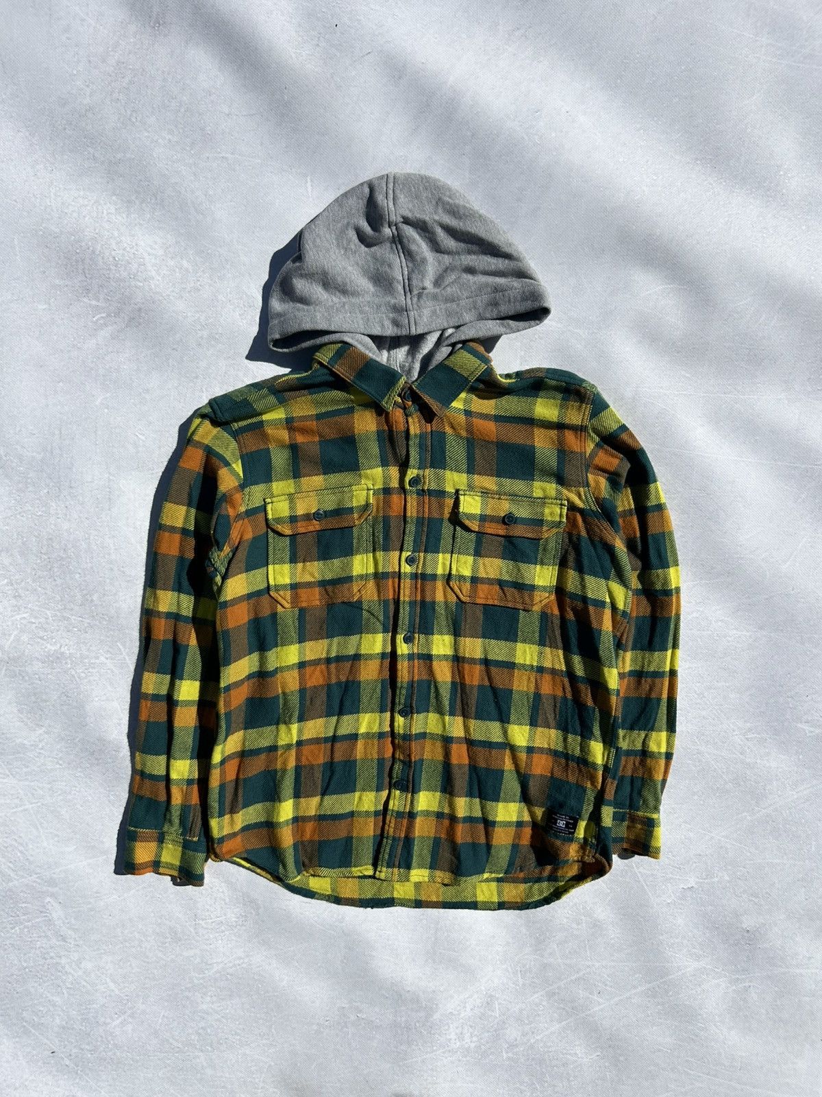 DC DC Shoes Lumberjack Hooded Shirt Autumn Checkered Size S / M Size US M / EU 48-50 / 2 - 1 Thumbnail