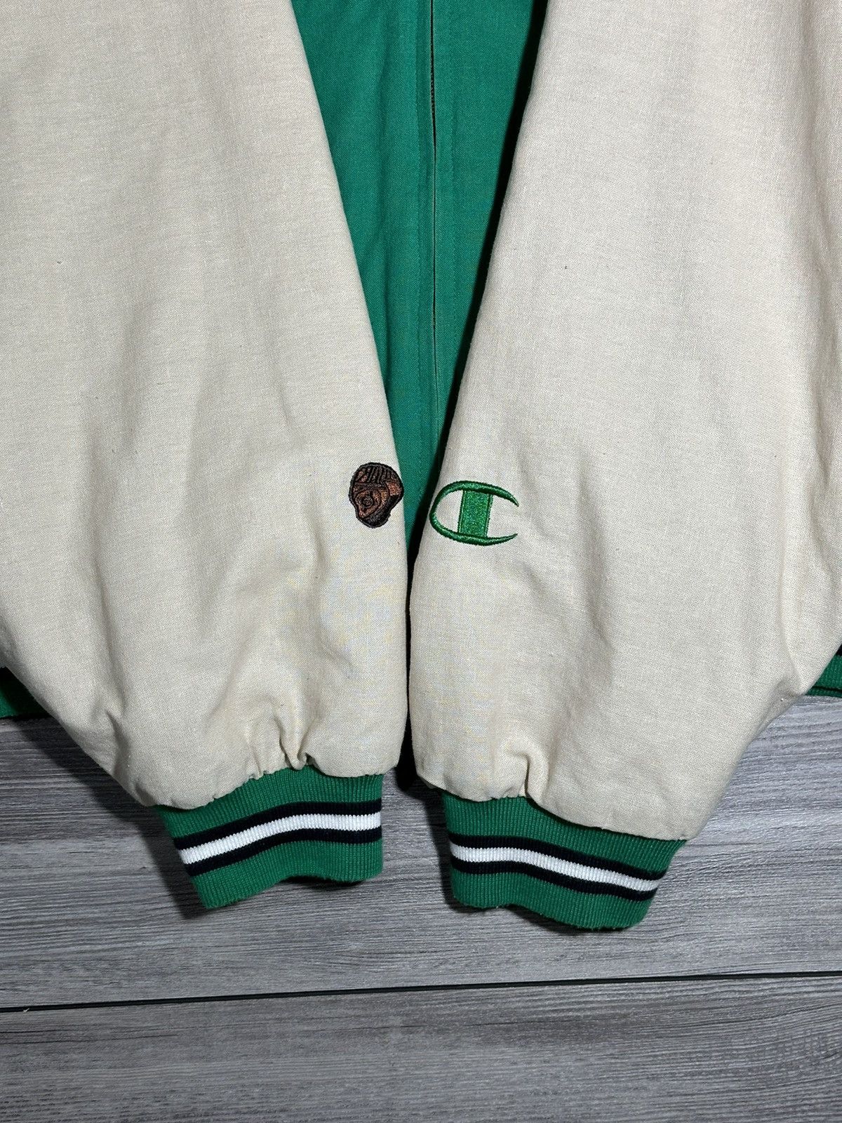 NFL × Vintage Vintage New York Jets Champion Varsity Jacket Size US XL / EU 56 / 4 - 5 Thumbnail