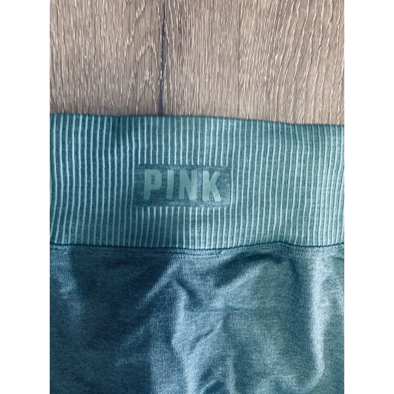 Victoria's Secret Victoria's Secret PINK Active High Waist Full Length Legging Green Large Size Size 36" / US 14 / IT 50 - 4 Thumbnail