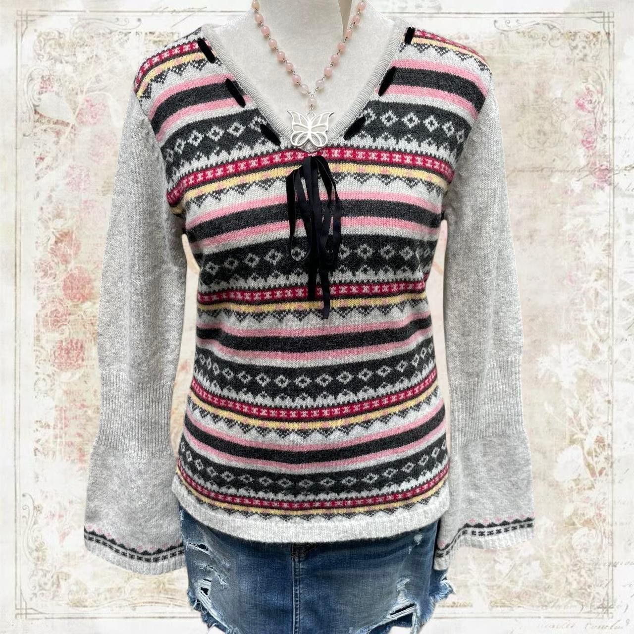 Other Printed Lambswool Sweater Size M / US 6-8 / IT 42-44 - 1 Thumbnail