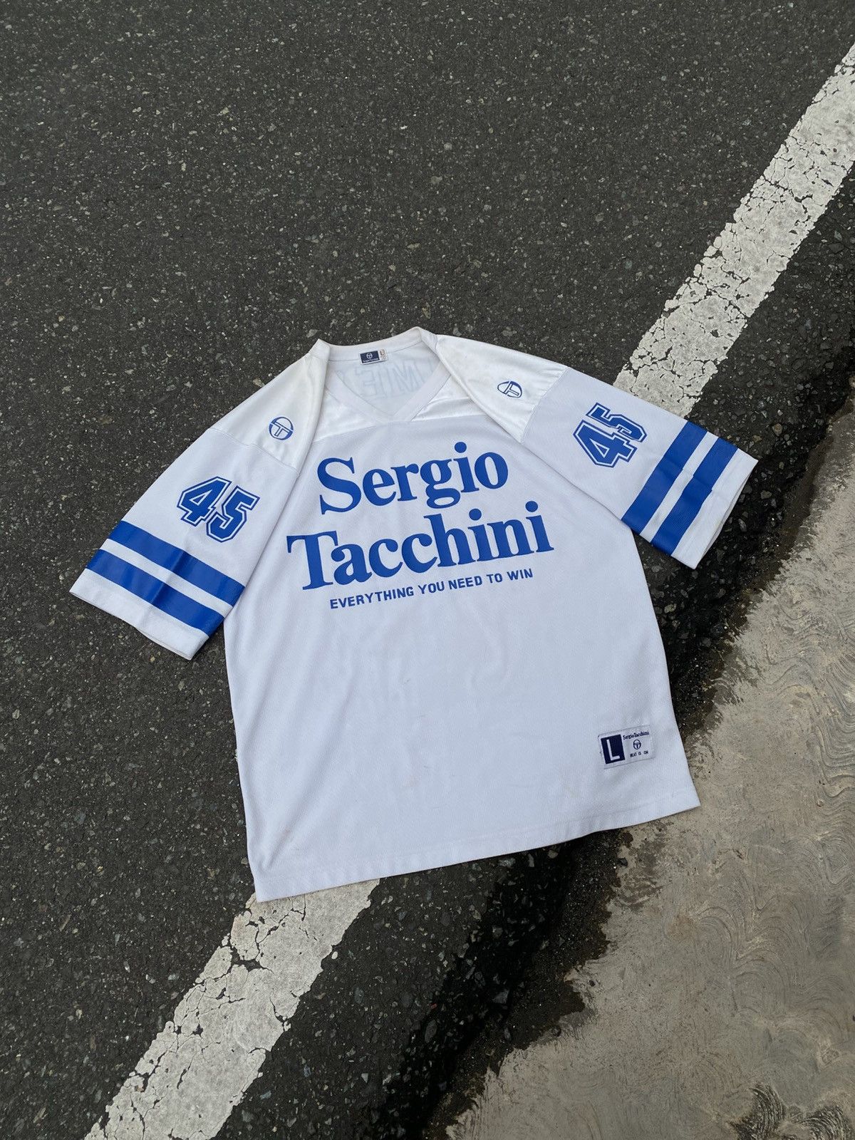 Sergio Tacchini VINTAGE JERSEY SERGIO TACCHINI Size US XL / EU 56 / 4 - 2 Thumbnail