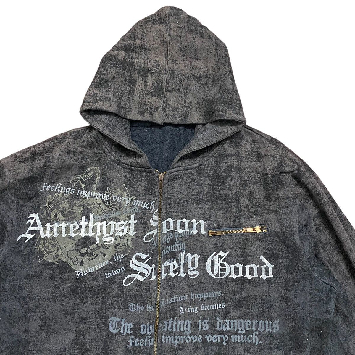 If Six Was Nine Beaumere Poem Hoodie Punk Style Size US L / EU 52-54 / 3 - 2 Thumbnail