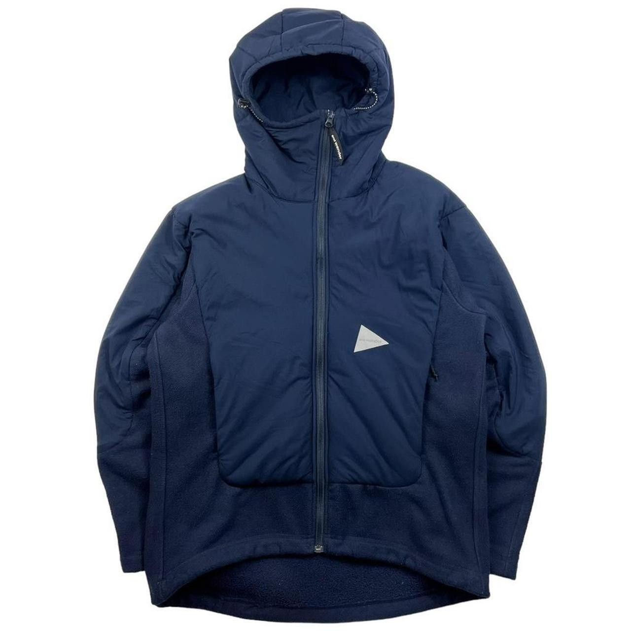 And Wander And Wander Navy Hooded Top Fleece Jacket - Size 3 (Medium) Size US M / EU 48-50 / 2 - 1 Thumbnail