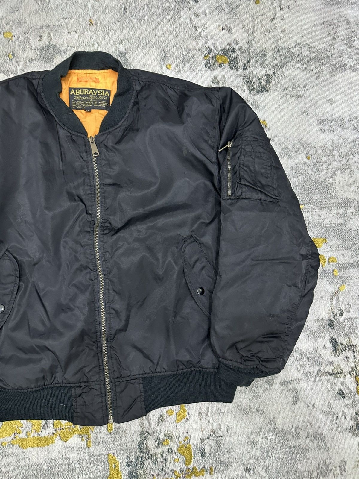 Flight Club Vintage Aburaysia MA-1 Bomber Flight Jacket Size US XL / EU 56 / 4 - 5 Thumbnail