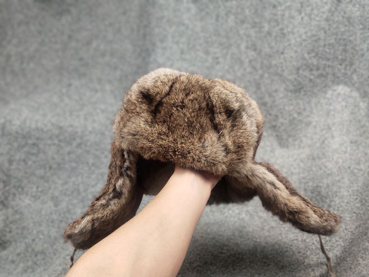 If Six Was Nine Vintage Crazy Ushanka Hat of natural Beige Fur Y2K Style Size ONE SIZE - 5 Thumbnail