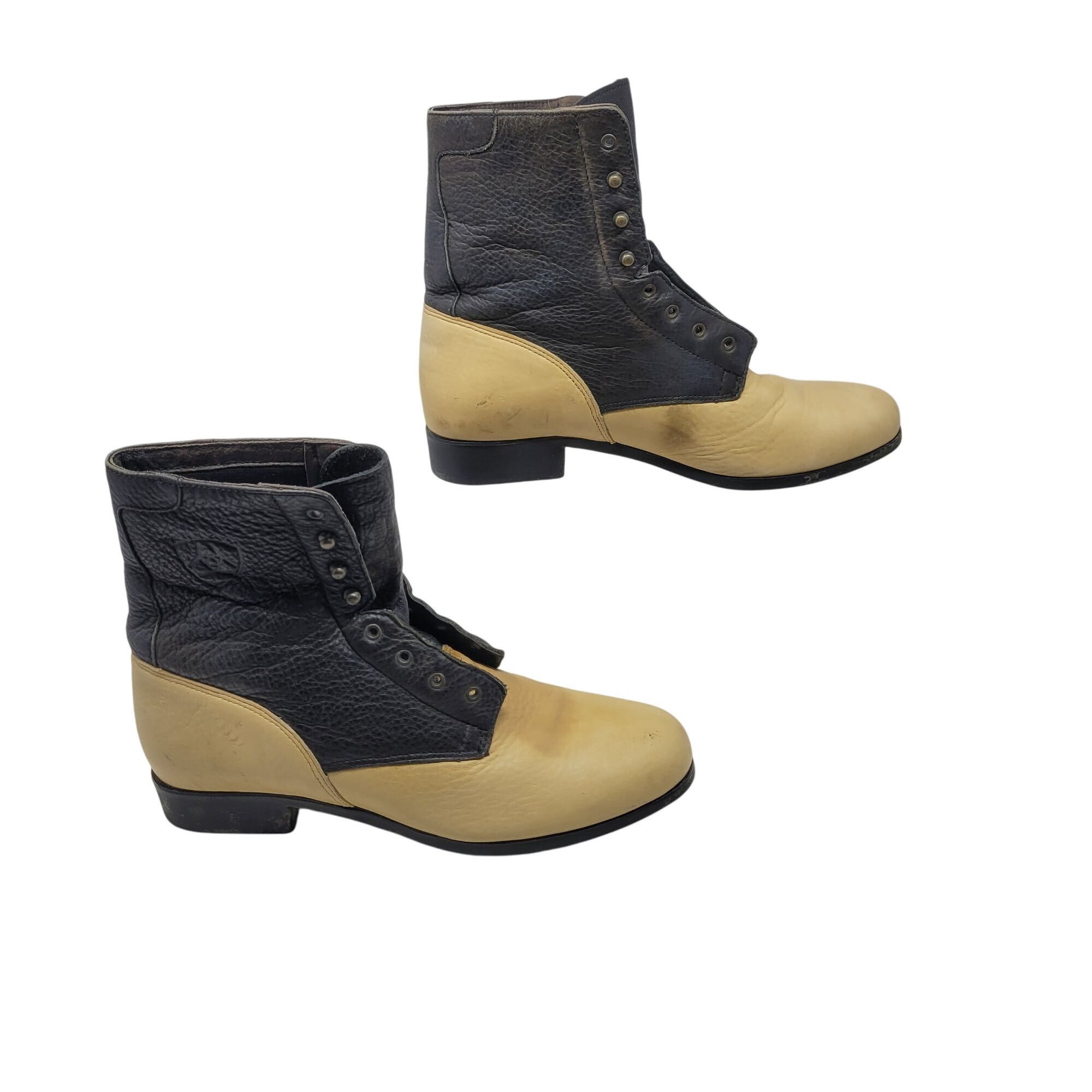 Ariat Ariat Womens Western Leather Ankle Boots 11 Color Blocked B Size US 11 / IT 41 - 6 Thumbnail