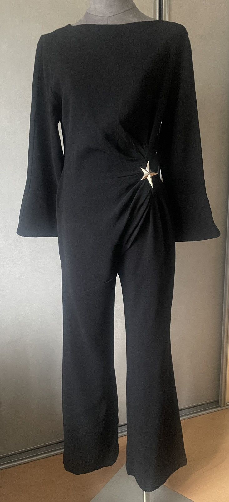 Thierry Mugler THIERRY MUGLER JUMPSUIT BLACK VINTAGE. Size 27" / US 4 / IT 40 - 1 Thumbnail