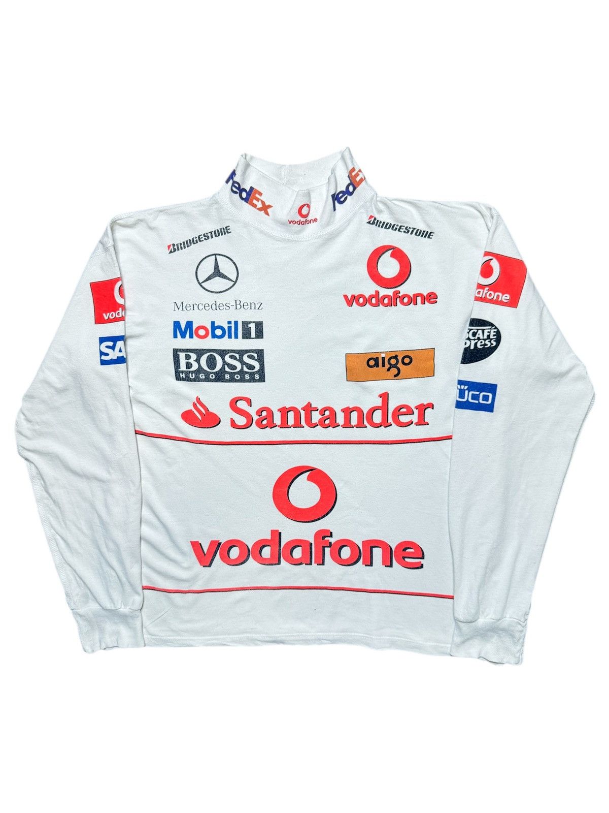 Vodafone McLaren Mercedes Racing Longsleeve Turtleneck Golf
