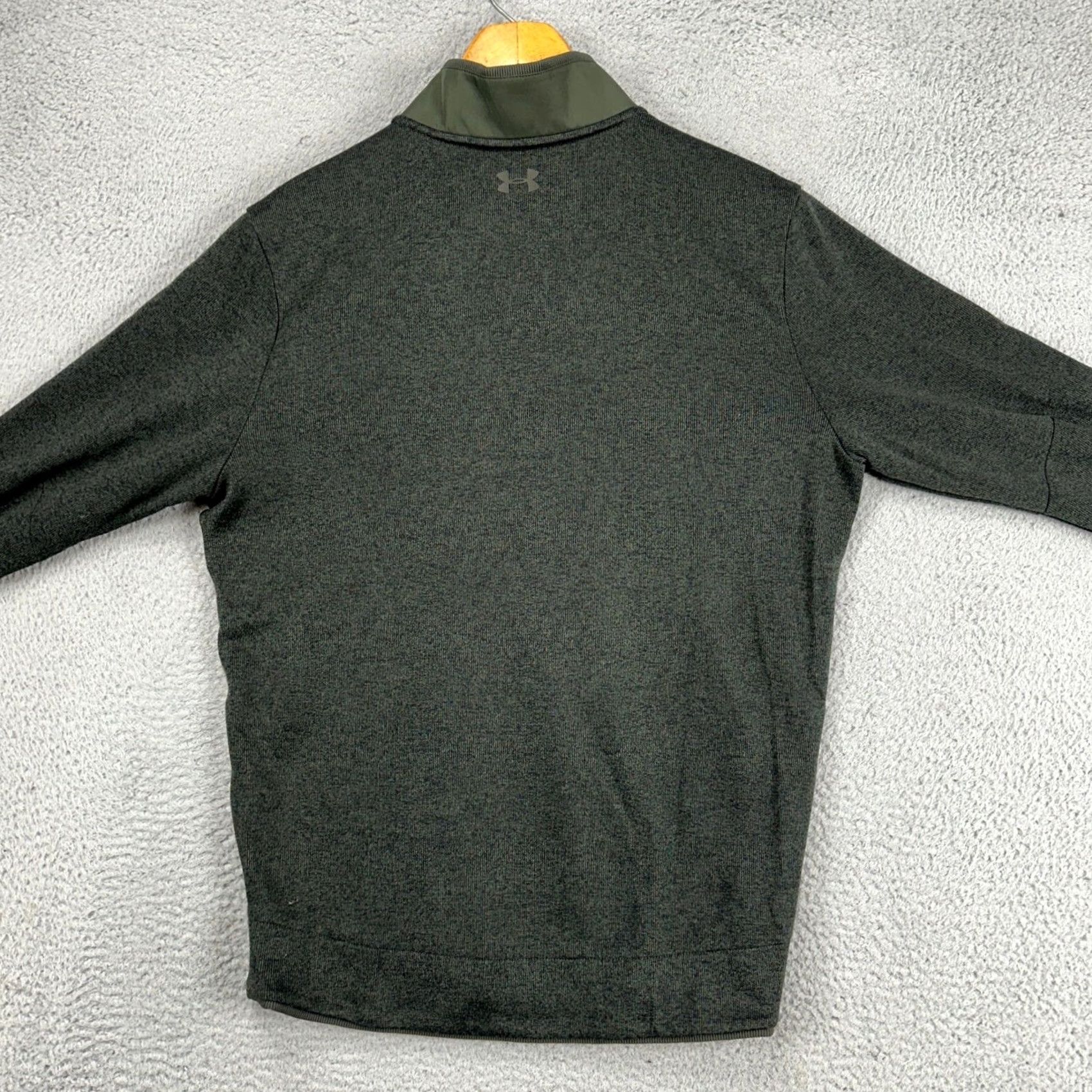 Under Armour Under Armour Storm Golf Pullover Sweatshirt Mens Large Grey Quarter Snap Logo Casual Outdoor Zip Mock Neck Breathable 1/4 Zip Size US L / EU 52-54 / 3 - 4 Thumbnail