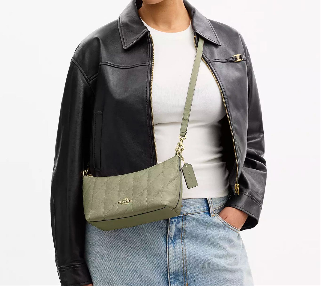 Coach Caitlin Shoulder Bag With Quilting CDZ88 Size ONE SIZE - 6 Thumbnail