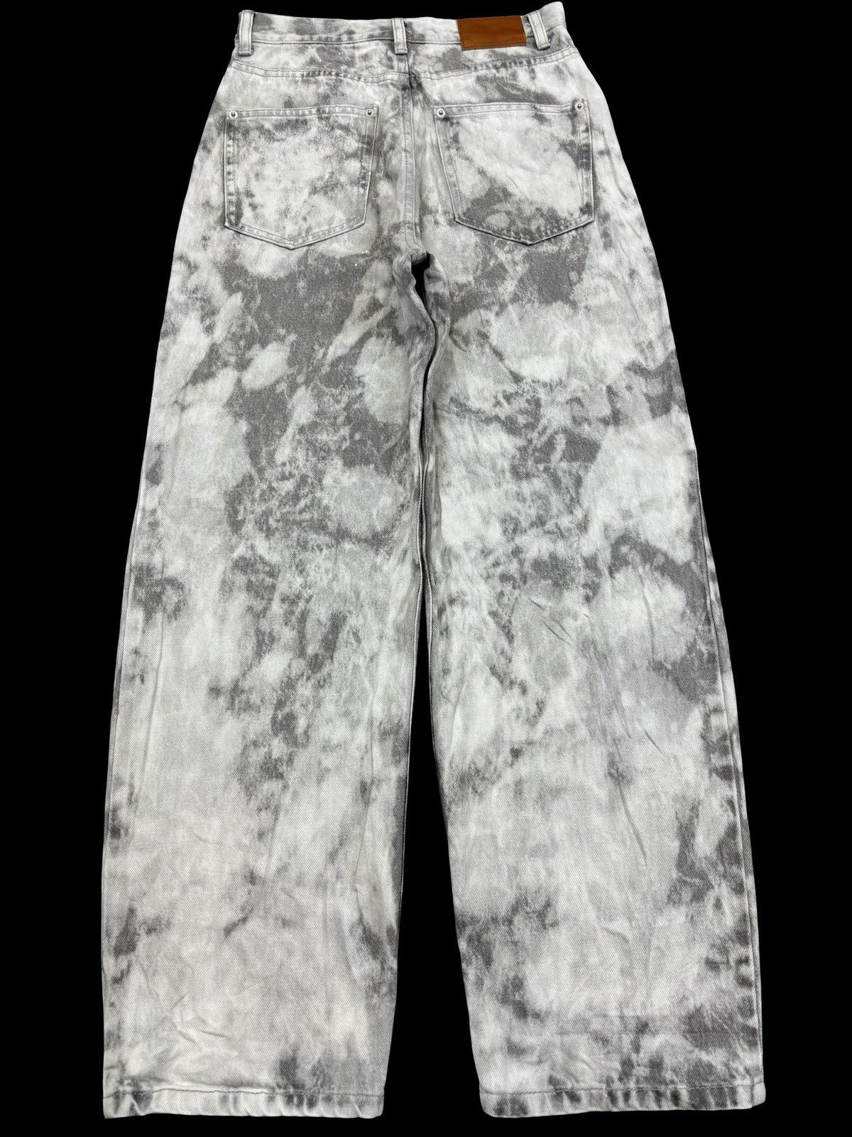 Japanese Brand Archival Page Boy Full Cloudy Fades Balloon Denim F831 Size US 27 - 2 Thumbnail