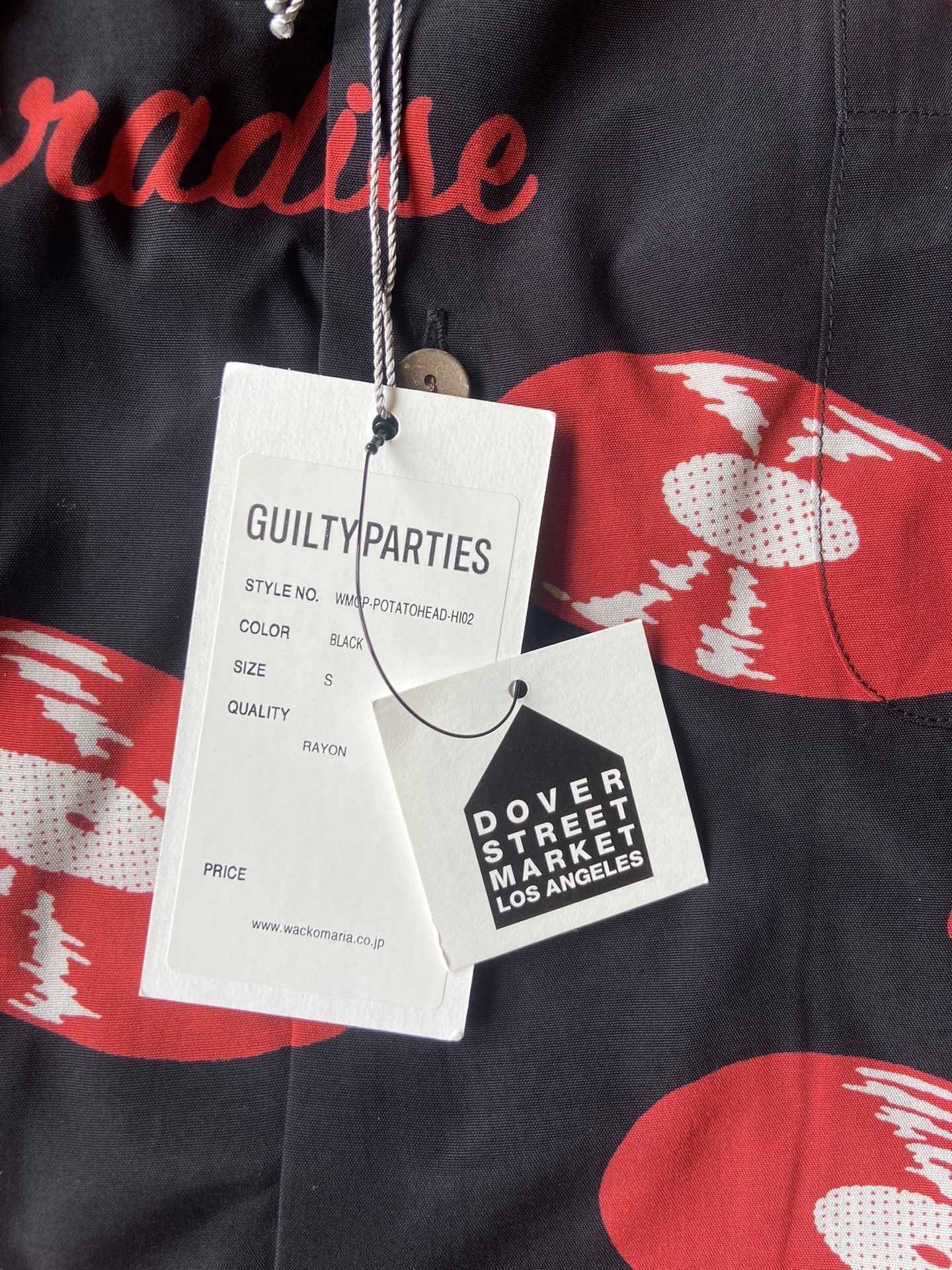Wacko Maria WACKO MARIA Guilty Parties PH Black Vinyl Hawaiian Shirt Size US S / EU 44-46 / 1 - 6 Thumbnail