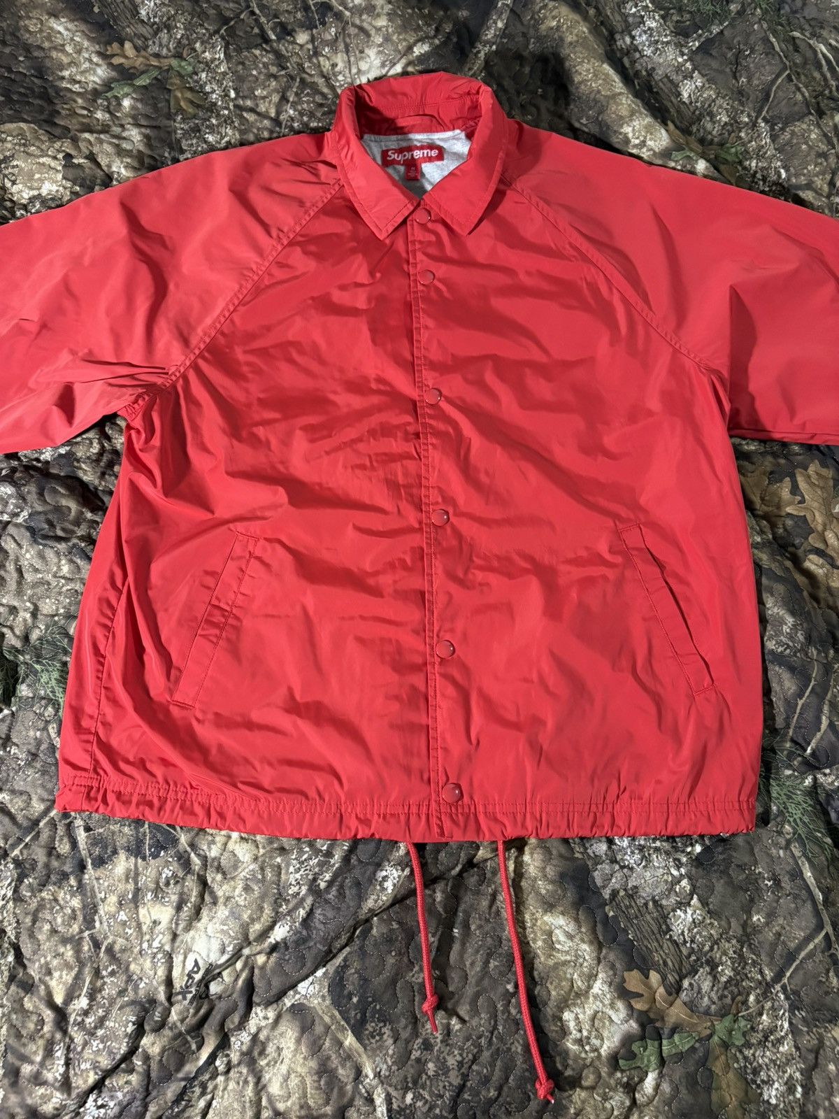 Supreme Supreme f/w25’ Old English Arc Coaches Jacket Size US M / EU 48-50 / 2 - 2 Thumbnail